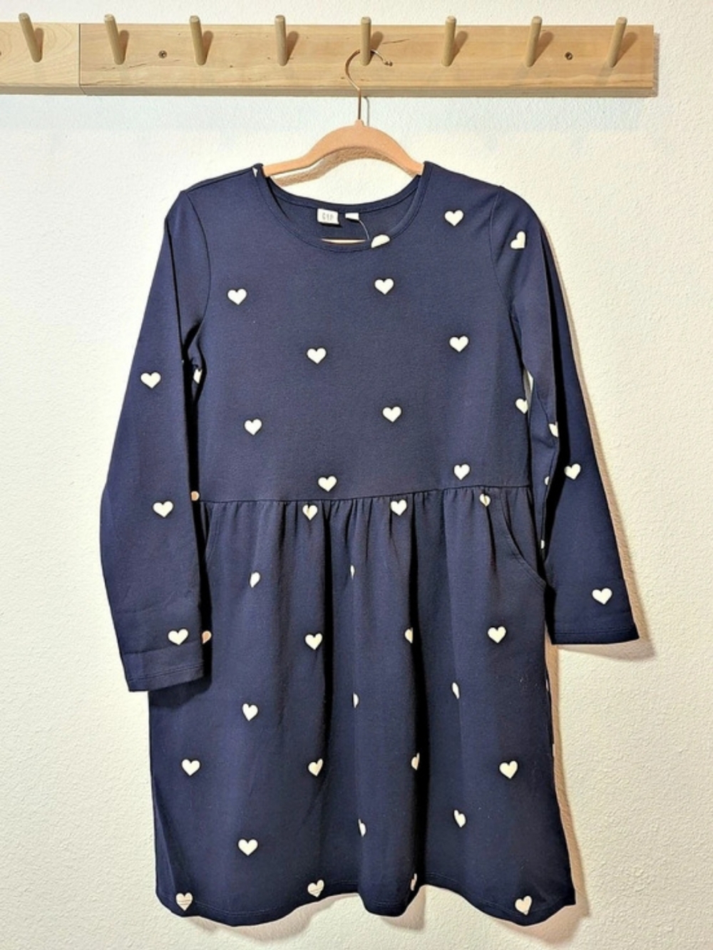 Gap Kids Babydoll Print Dress Blue XXL (14-16)